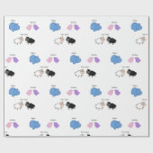 Hippo Birdies Two Ewes Cadeaupapier (Vlak)