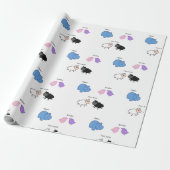 Hippo Birdies Two Ewes Cadeaupapier (Uitgerold)