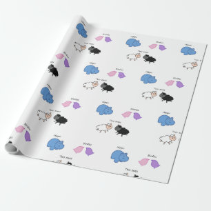 Hippo Birdies Two Ewes Cadeaupapier