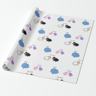 Hippo Birdies Two Ewes Cadeaupapier