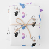 Hippo Birdies Two Ewes Inpakpapier Vel (In situ)