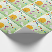 Hippo Birdy 2 Ewe Wrapping Paper Cadeaupapier (Hoek)