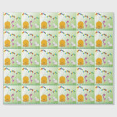 Hippo Birdy 2 Ewe Wrapping Paper Cadeaupapier (Vlak)