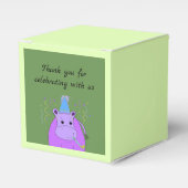 Hippo Birthday Bedankt Bedankdoosjes (Voorkant Zijde)