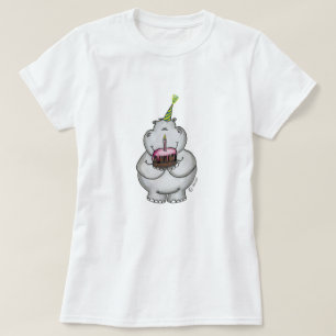 Hippo Birthday - Happy Birthday T-shirt