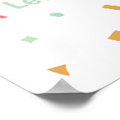 Hippo Birthday Party Hippo Hippopotamus Partij Poster (Hoek)