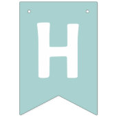 Hippo Birthday Party Hippo Hippopotamus Partij Vlaggetjes (Tweede vlag)