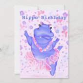 Hippo Birthday - Prima Ballerina Hippo + Jouw naam (Voorkant)