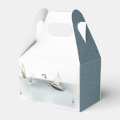 Hippo Blue-Baby shower Bedankdoosjes (Achterkant)