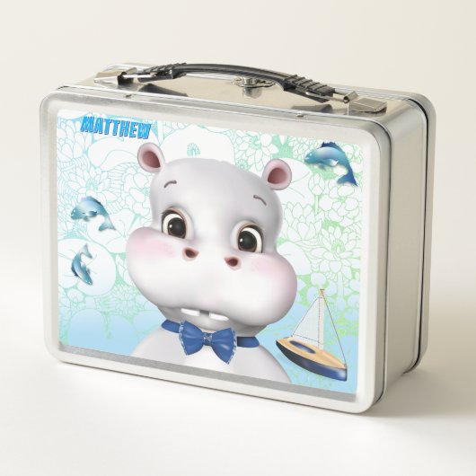 Hippo Blue Fish Kinder (Achterkant)