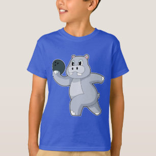Hippo Bowling bal T-shirt