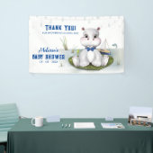 Hippo Boy-Baby shower Spandoek (Beurs)