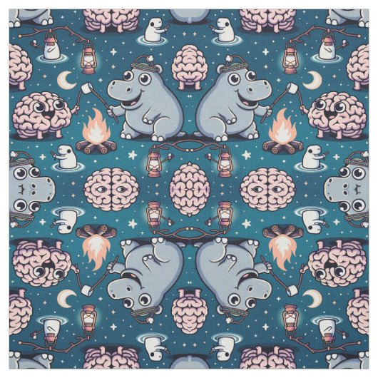 Hippo Camp US Stof (Swatch)