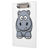 Hippo Cartoon Art Klembord (Links)