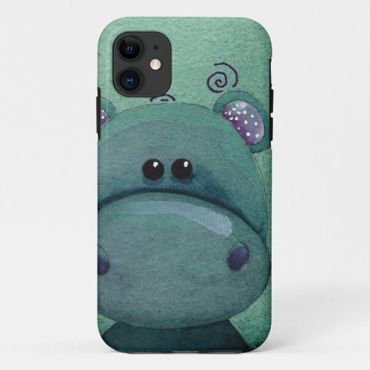 Hippo Case-Mate iPhone Case (Achterkant)