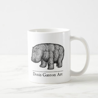 Hippo Coffee-Mok uit Denis Gaston Art Koffiemok