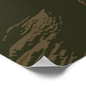 Hippo Deco Portrait Poster (Hoek)