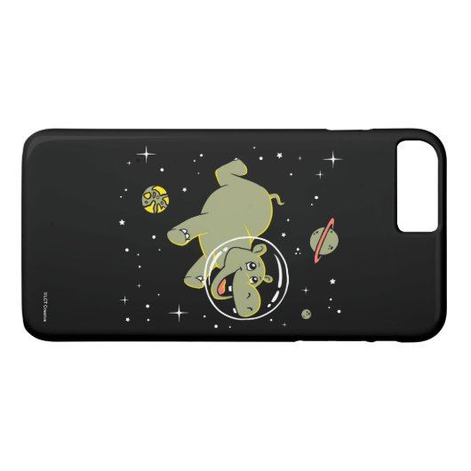 Hippo-dieren in de ruimte Case-Mate iPhone case (Achterkant (Horizontaal))