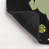 Hippo-dieren in de ruimte muismat (Hoek)