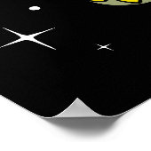 Hippo-dieren in de ruimte poster (Hoek)