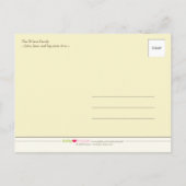 Hippo en Birdie Baby Boy Geboorteaankondiging Aankondigingskaart (Achterkant)