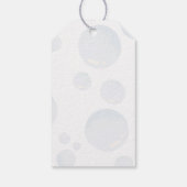 Hippo en bubbels Baby shower gunst Cadeaulabel (Achterkant)