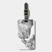 Hippo- en Calf-Bagagelabel Bagagelabel (Voorkant verticaal)