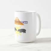 Hippo en neushoorn koffiemok (Voorkant rechts)