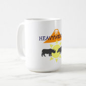 Hippo en neushoorn koffiemok (Voorkant links)