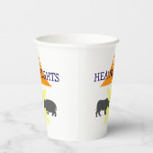 Hippo en neushoorn papieren bekers (Rechts)