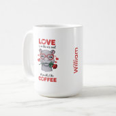 Hippo Express Your Love Mug Koffiemok (Voorkant links)