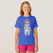 Hippo Farmer Rake T-shirt (Voorkant volledig)