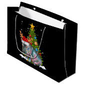 Hippo Fiona kerstboom Hippopotamus Groot Cadeauzakje (Voorkant Gekanteld)