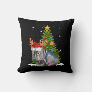 Hippo Fiona kerstboom Hippopotamus Kussen