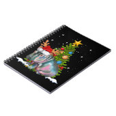 Hippo Fiona kerstboom Hippopotamus Notitieboek (Linkerzijde)