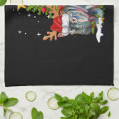 Hippo Fiona kerstboom Hippopotamus Theedoek (Gevouwen)