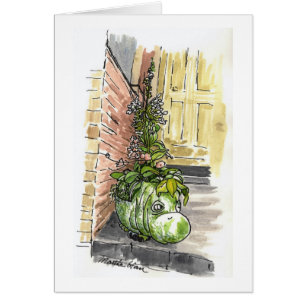 Hippo Flowerpot-kaarten