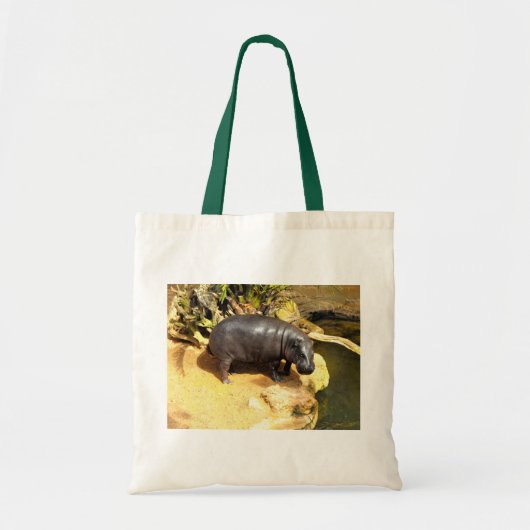 Hippo geniet van de bronzonneschijn tote bag (Voorkant)