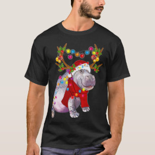Hippo Goraalriffer Hippo kerstboom T-shirt