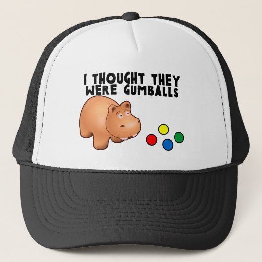 Hippo Gumballs Trucker Pet (Voorkant)