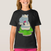 Hippo Halloween Mummy T-shirt (Voorkant)