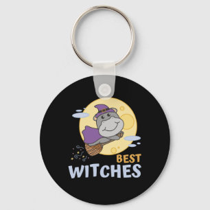 Hippo Halloween Witch Kinderen Witches Best Witche Sleutelhanger