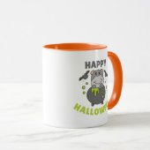 Hippo Happy Halloween Cauldron Bat Mok (Voorkant rechts)