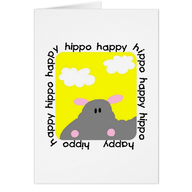 Hippo Happy Tshirts en cadeautjes (Voorkant)