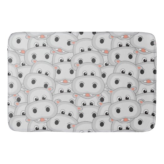 Hippo Head Bath Mat (Voorkant)