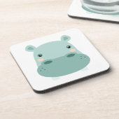 Hippo Head Bier Onderzetter (Linkerzijde)