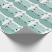 Hippo Head Cadeaupapier (Hoek)