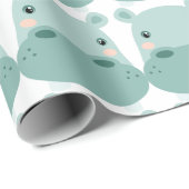 Hippo Head Cadeaupapier (Rol Hoek)