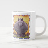 Hippo Head en Tails Jumbo Grote Koffiekop (Rechts)