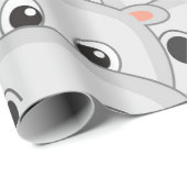 Hippo Head Wrapping Paper Cadeaupapier (Rol Hoek)